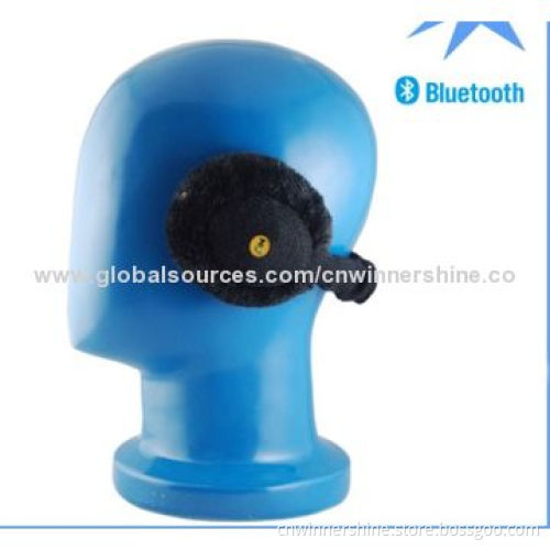 Snowflake Jacquard Bluetooth Earmuff with 3.5mm Jack, Made of 100% Acrylic